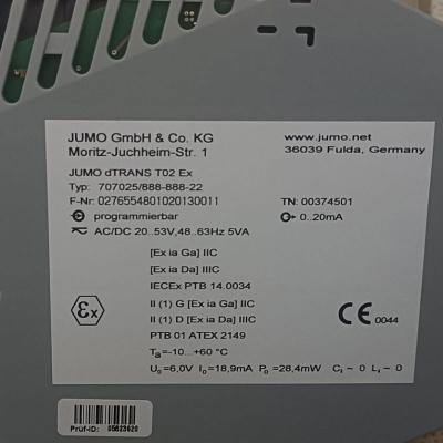 JUMO久茂 溫控器TN 00374501，全新原裝正品現貨優勢供應